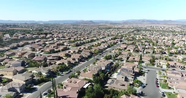 Overhead Ultra Haute Définition 4k Aerial of a United States Neighborhood . — Video