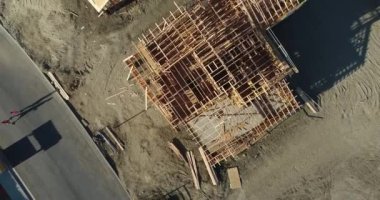 Yeni ev inşaatı siteler yüksek çözünürlüklü 4k yükü.