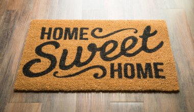 Home Sweet Home hoş geldiniz hasır katta