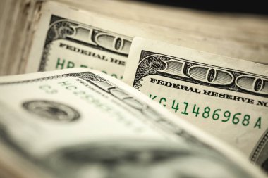 100 dolar faturaları soyut