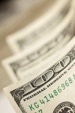 100 dolar faturaları soyut