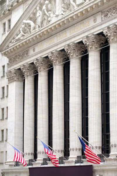 La Bourse de New York à Wall Street à New York — Photo