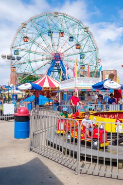 Luna Park eğlence parkı New York'un Coney Island