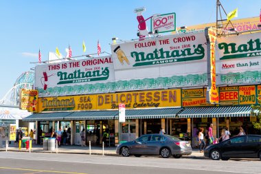 Özgün Nathan'ın ünlü hot dog Restoran Coney Island