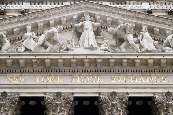 Detalj av New York Stock Exchange — Stockfoto