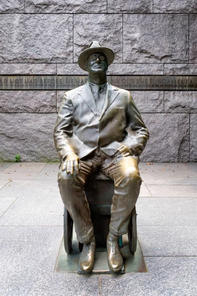 O Franklin Delano Roosevelt Memorial em Washington D.C. . — Fotografia de Stock