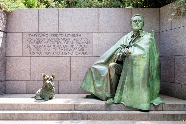 Franklin Delano Roosevelt Anıtı Washington DC. — Stok fotoğraf