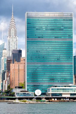 Midtown Manhattan'da bina Birleşmiş Milletler