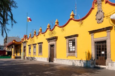Mexico City'deki Coyoacan sömürge Town Hall sarayda