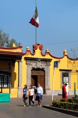Mexico City'deki Coyoacan sömürge Town Hall sarayda