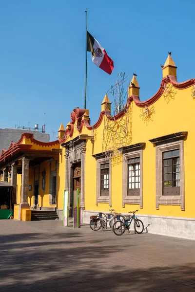 Koloniální město Hall palác na Coyoacan v Mexico City — Stock fotografie