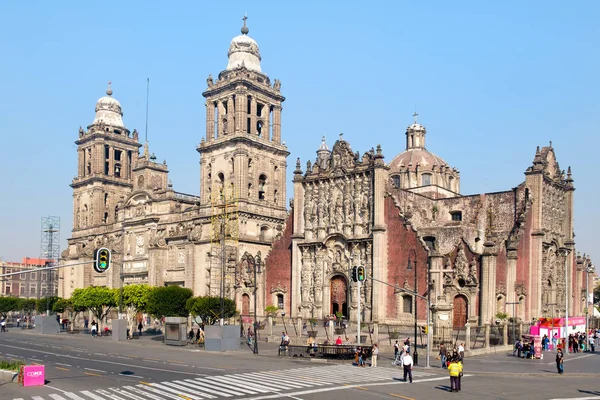 Die Kathedrale von Mexiko-Stadt — Stockfoto