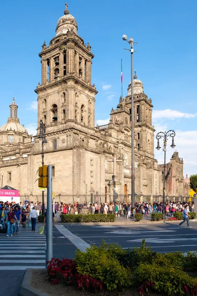 Die metropolitane Kathedrale in Mexiko-Stadt — Stockfoto