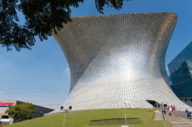 The modern Soumaya museum of art in Mexico City clipart