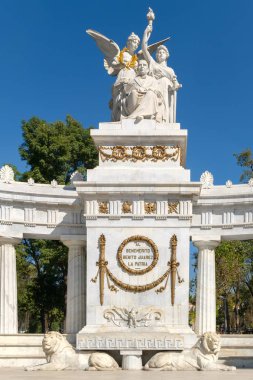 Benito Juarez hemicycle Alameda Central Park'a Mexico City