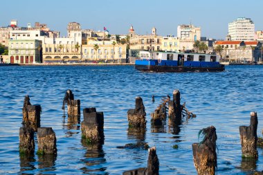 Eski Havana'da Seaside sömürge binaları