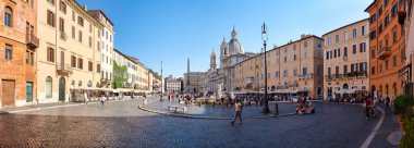 Merkezi Roma'da Piazza Navona