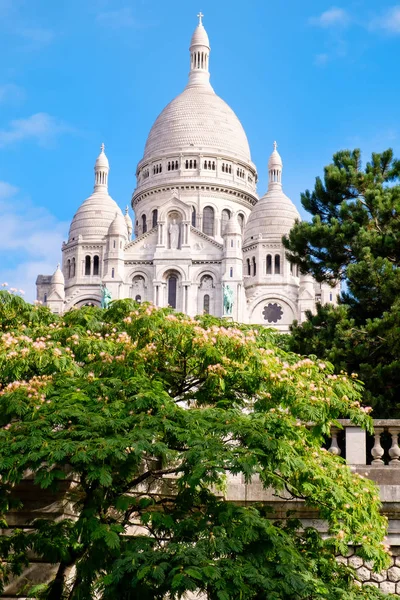 Η Βασιλική της Sacre Coeur στην Μονμάρτη, Παρίσι — Φωτογραφία Αρχείου