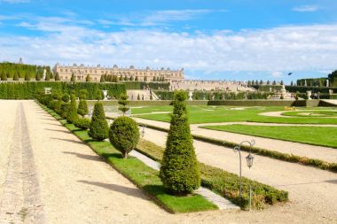 Royal Palace Versailles Fransa Paris yakınlarındaki bahçelere