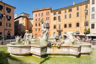 La Fontana del Nettuno ya da Piazza Navona, Roma, Neptün Çeşmesi