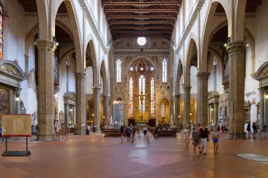Floransa Santa Croce Bazilikası iç