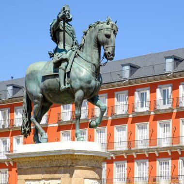 Plaza Mayor, merkezi Madrid büyük bir dönüm noktası