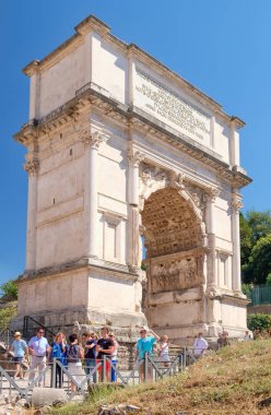 Titus Arch Antik Roma forumunda