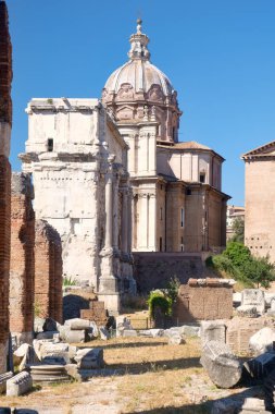 Antik Roma Forum Roma Harabeleri