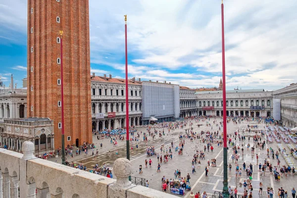 Vista da Praça de São Marcos em Veneza — Fotografia de Stock
