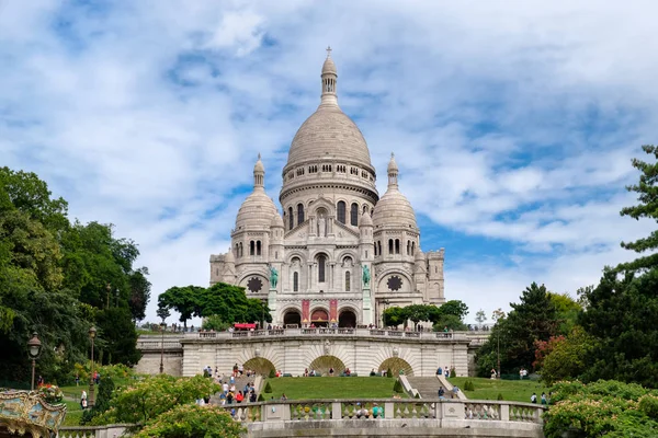 The Sacre Coeur Basilica at Montmartre in Paris — Stock Photo, Image