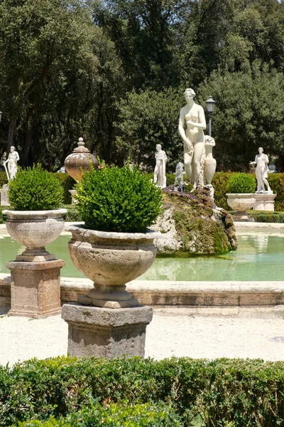 Giardini di Villa Borghese a Roma — Foto Stock