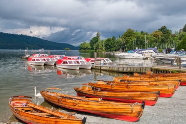 İngiltere 'de Lake District Windermere Gölü