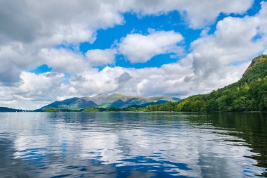 İngiltere 'de Lake District' de Windermere Gölü