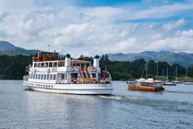 Geleneksel Windermere göl teknesi 