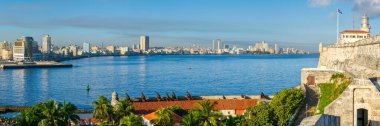 Havana 'nın yüksek çözünürlüklü panoramik görüntüsü 
