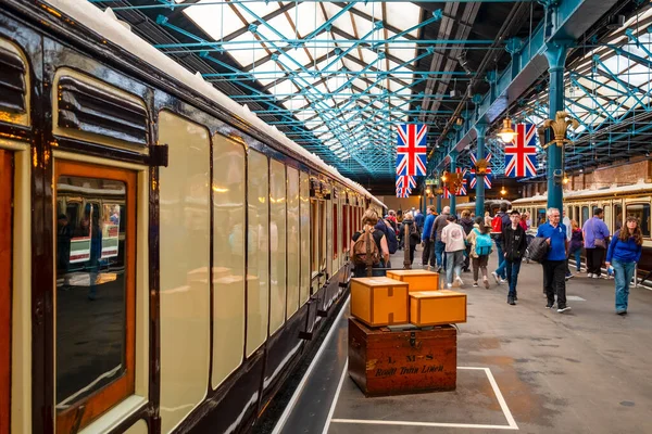 Die Königlichen Kutschen National Railway Museum York Großbritannien — Stockfoto