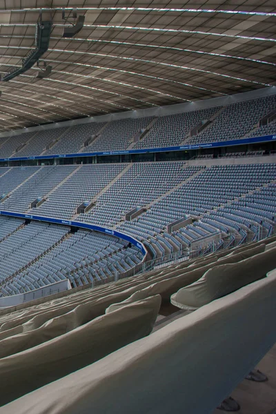 Monachium Niemcy Czerwca Stadion Piłkarski Allianz Arena Czerwca 2015 Monachium — Zdjęcie stockowe