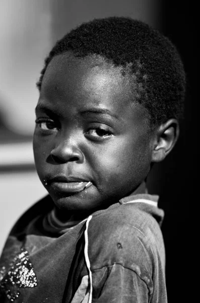 Mbabane Swaziland July Portrait Unidentified Swazi Boy July 2008 Mbabane — Stock Photo, Image