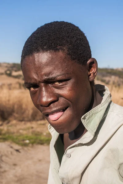 Мбабан Свазиланд Июля Портрет Молодого Неизвестного Свазиленда Июля 2008 Года — стоковое фото