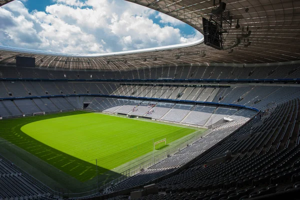 München Duitsland Juni Voetbalstadion Allianz Arena Juni 2015 München Duitsland — Stockfoto