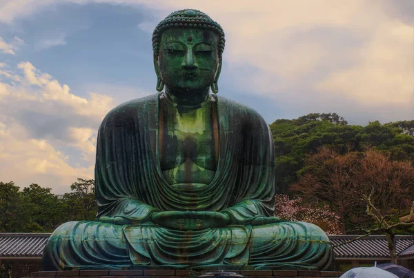 Камакура Дайбуцу Великий Будда Камакури Камакурі Японія — стокове фото