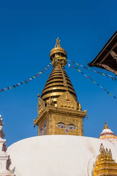 Kathmandu Непал Листопада 2013 Swayambhunath Stupa Листопада 2013 Катманду Непал — стокове фото