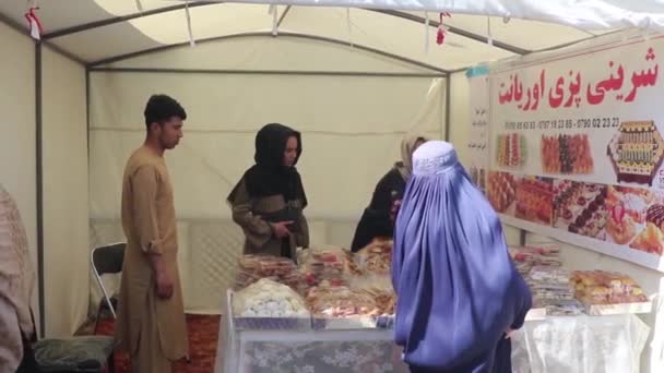 Personas Identificadas Mercado Mazar Sharif Norte Afganistán 2018 — Vídeos de Stock