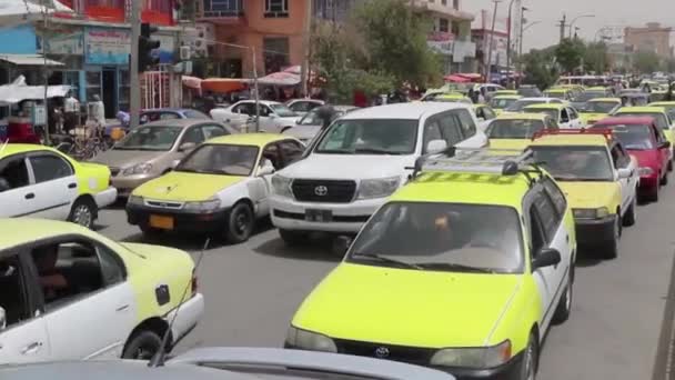 Ulice Mazar Sharif Severní Afghánistán Roce 2018 — Stock video