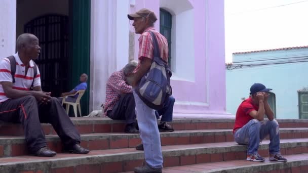 Venezuela Nın Başkenti Caracas Petare Semtindeki Dulce Nombre Jesus Kilisesindeki — Stok video