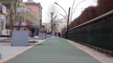 Moğolistan 'ın başkenti Ulaanbaatar' ın binaları, yaklaşık Mart 2019