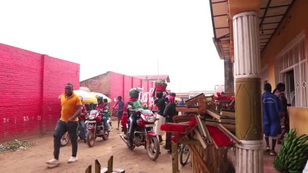 Persone Non Identificate Mercato Ziniya Kigali Ruanda Nel Marzo 2019 — Video Stock