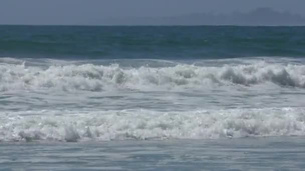 Océano Pacífico Rio Del Mar Condado Santa Cruz California Usa — Vídeos de Stock