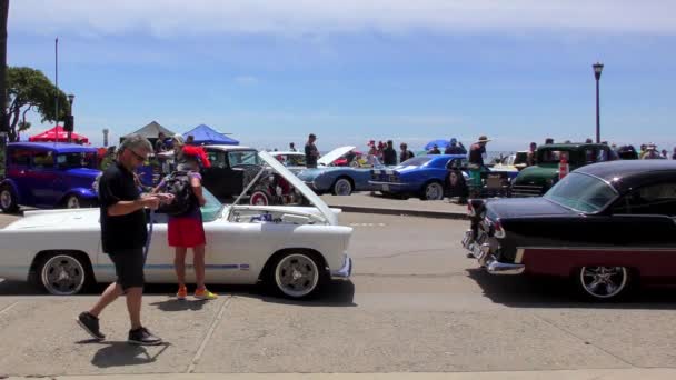 Personnes Non Identifiées Capitola Rod Custom Classic Car Show Capitola — Video