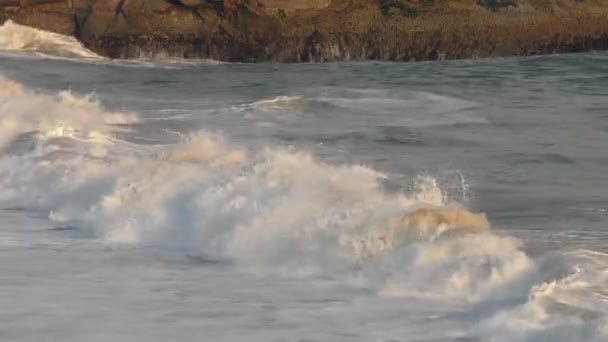 Santa Cruz Steamer Lane West Side California Usa Daki Tanımlanamayan — Stok video